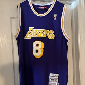 Mitchell & Ness Purple Jersey with Yellow Trim